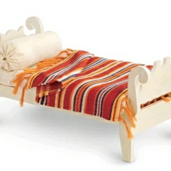 AG Josephine Cream Sleigh Bed And Mattress - Picture 2 of 2